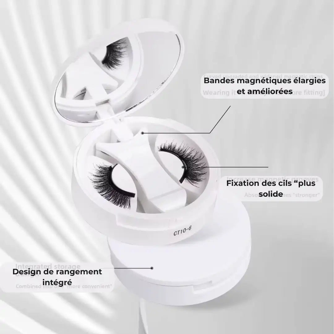 Cils Magnétiques Réutilisables – Regard Glamour en 5 Sec, Sans Colle